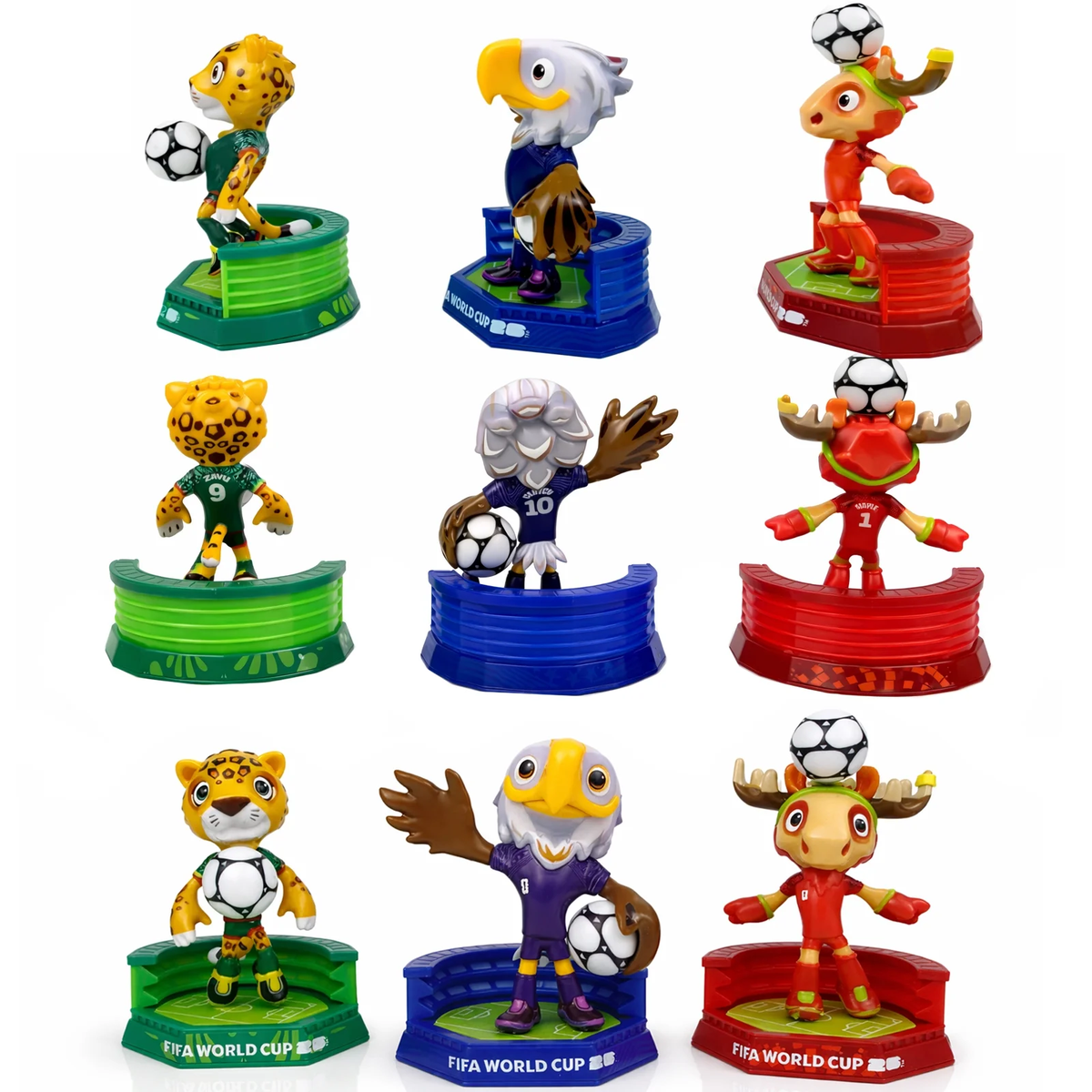 FIFA 2026 World Cup Mascots Toy Figurine Set – SoccerGearCentral