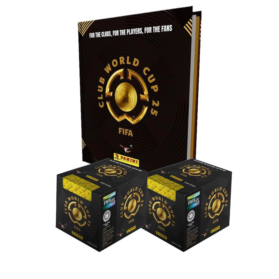 FIFA Club World Cup 2025 Stickers - Hardcover Album + 100 Pack