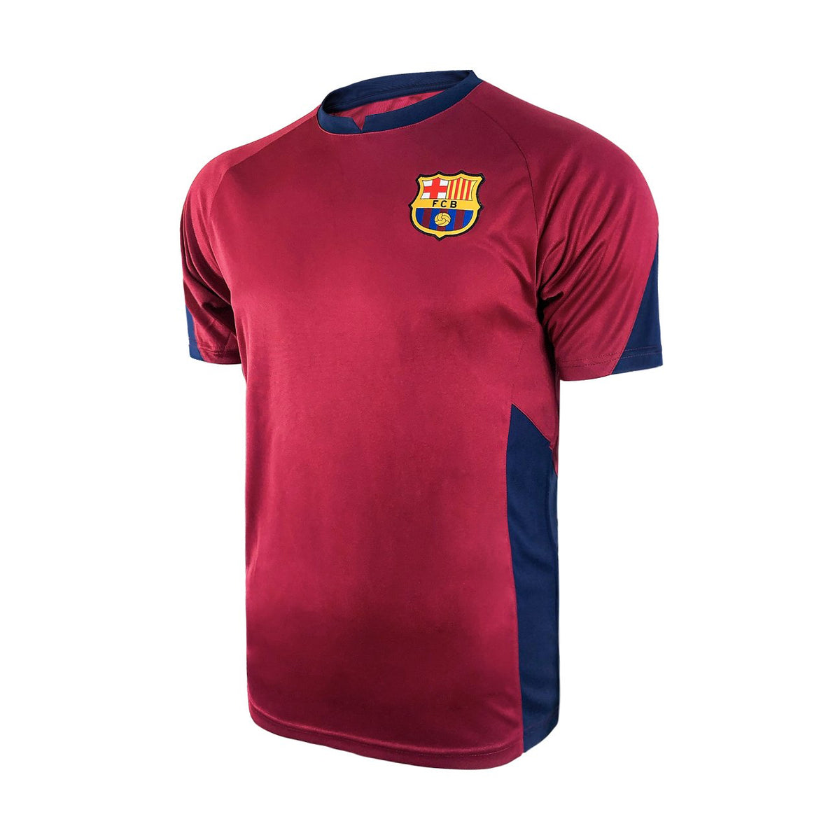 Icon Sports FC Barcelona Crest Logo T-Shirt - Blue Large