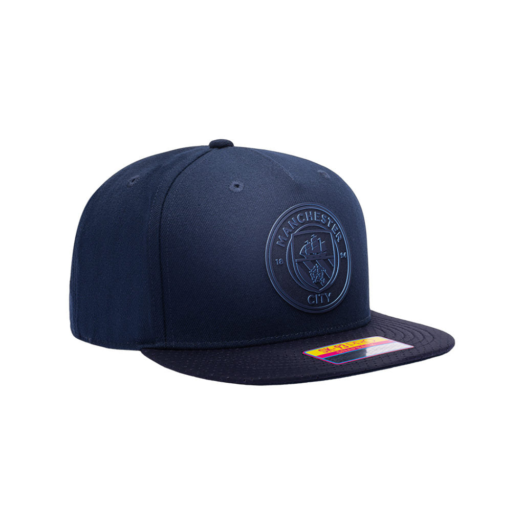 Manchester City 2023 Premium Fan Ink Blue Elite Snapback Hat