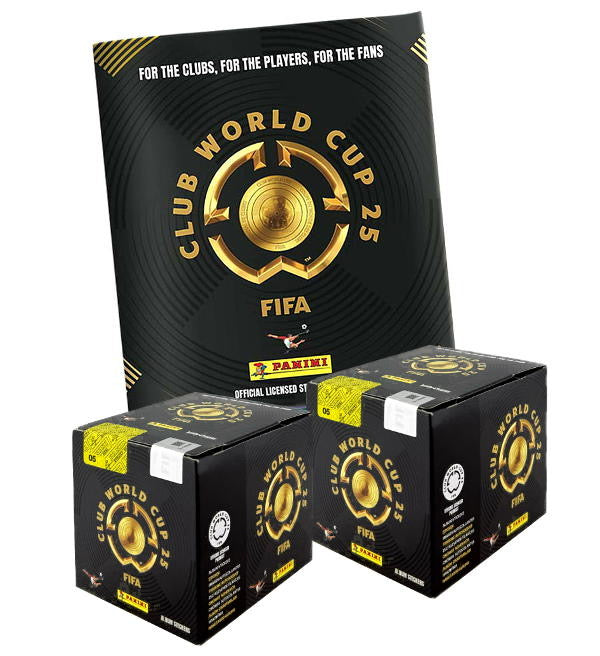 FIFA Club World Cup 2025 Official Sticker Collection Panini USA Album 100 Pack COMBO 500 Stickers