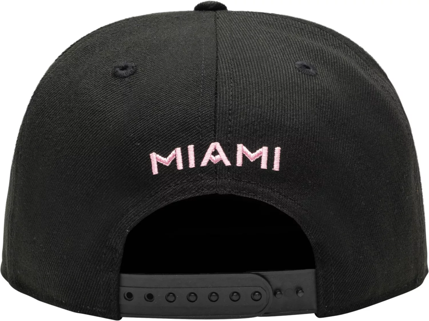 Inter Miami Dawn Black Fan Ink Snapback Adjustable Hat Cap MLS Soccer Messi