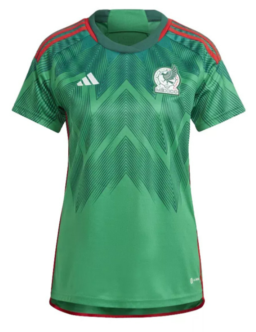Mexico 2022 World Cup Gold Cup Green Women's Soccer Jersey