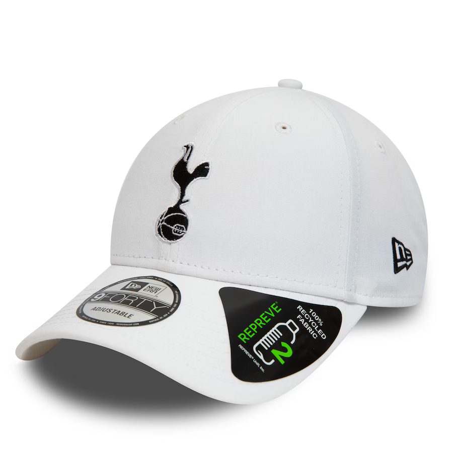 Tottenham Hotspur New Era Repreve White 9Forty Adjustable Strapback Hat Cap