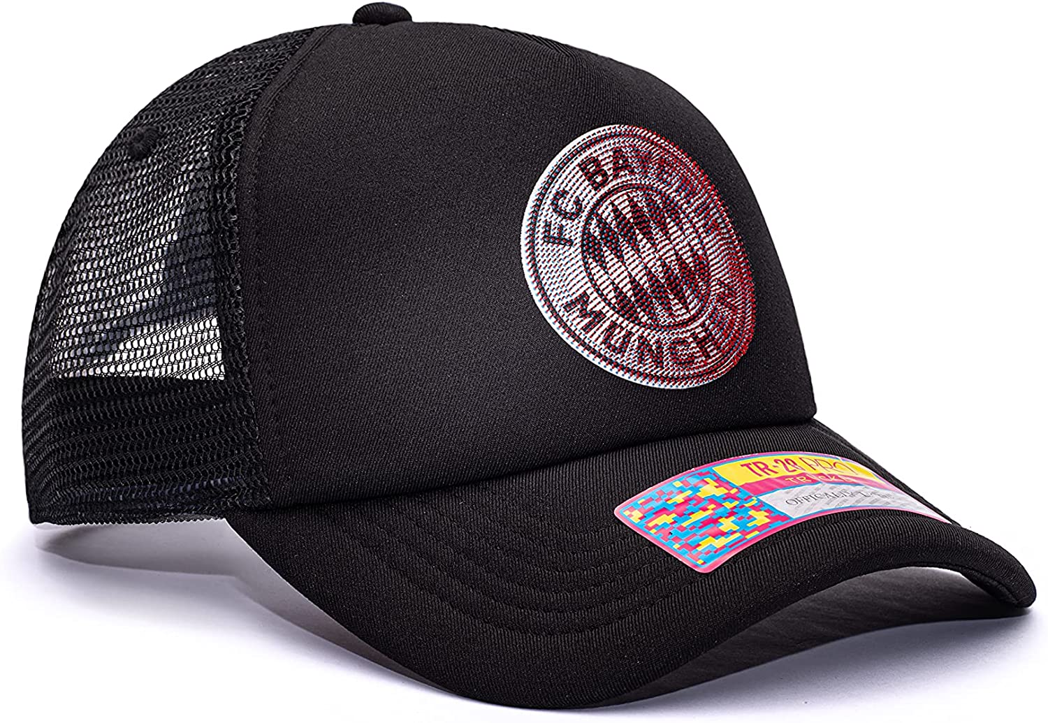 Bayern Munich Fan Ink Elite Snapback Trucker Hat - Black