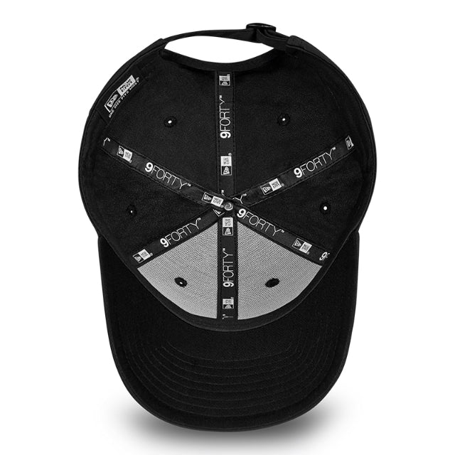 Tottenham Hotspur New Era 9FORTY Adjustable Hat - Black Silicone Logo