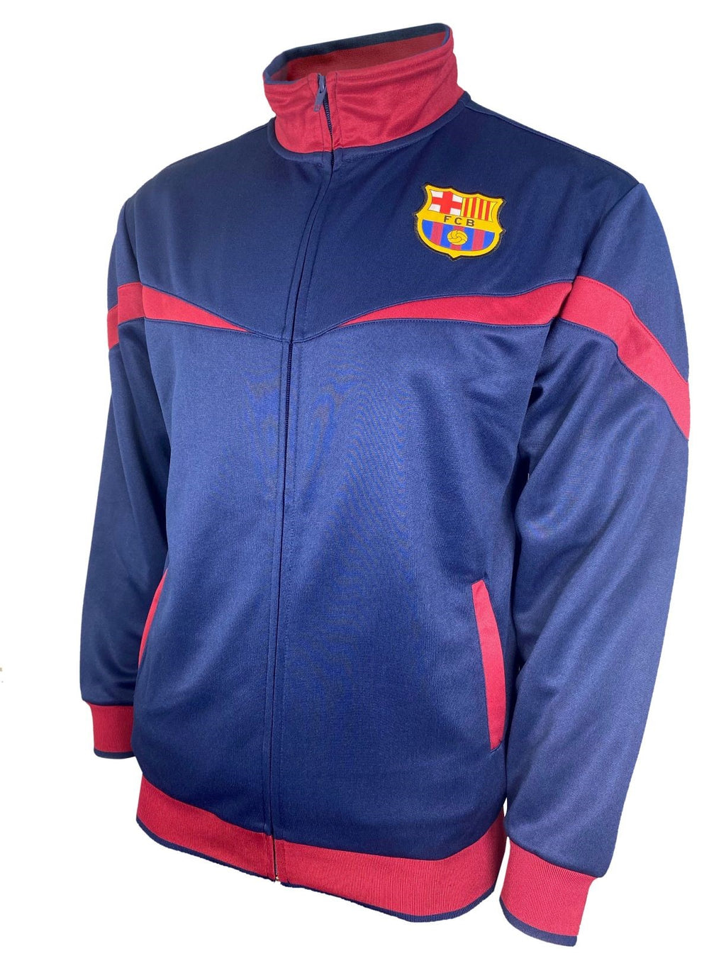 FC Barcelona FCB Track Training Jacket Barca Logo Blue