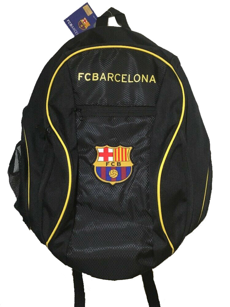 FCB Barca Barcelona School Soccer Ball Backpack Bag