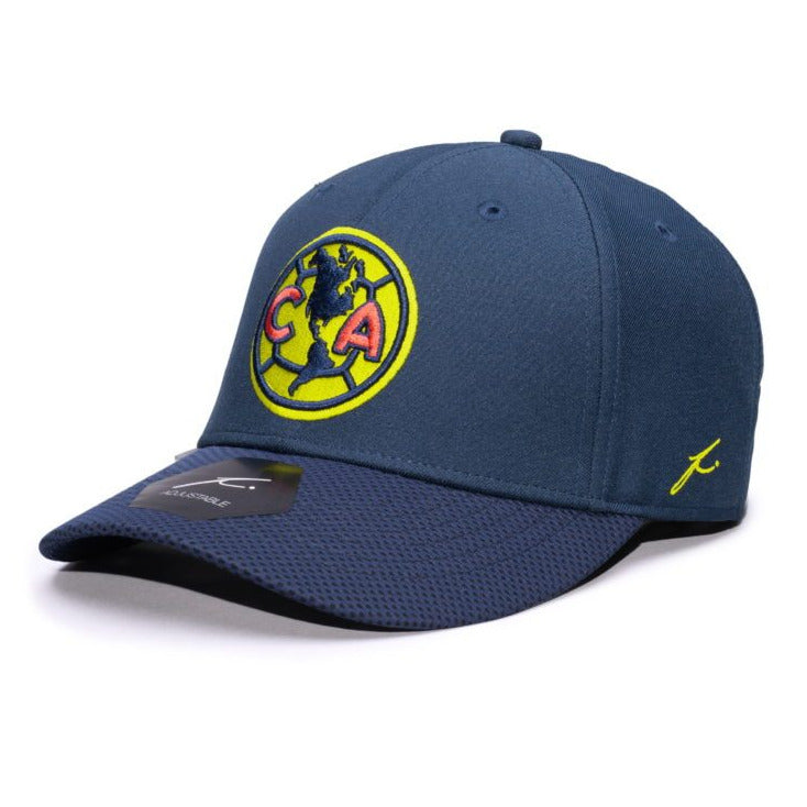 Club America 2021 Blue Adjustable Hat Cap Fi Collection Logo Snapback Mexico FMF Premium