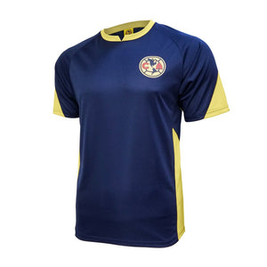 Club America 2021 Game Day Striker Jersey Shirt Yellow Blue Mens Soccer Futbol Mexico Playera FMF