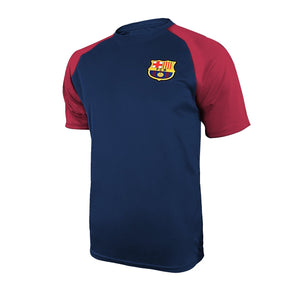 FC Barcelona Fan Class Training Jersey Shirt Navy Soccer FCB Logo Messi 2021