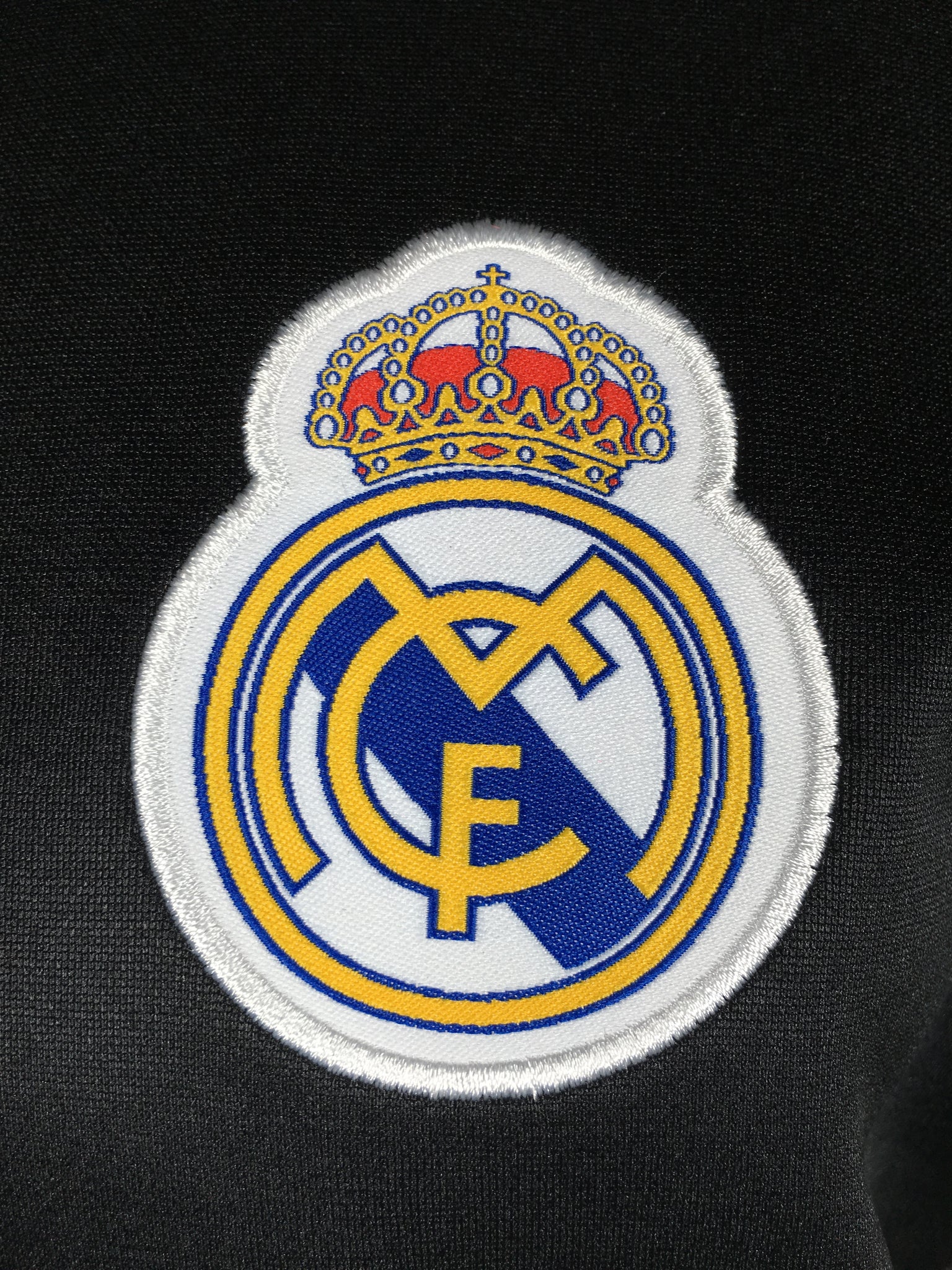 Real Madrid 2023 Full Zip Training Track Jacket - Black