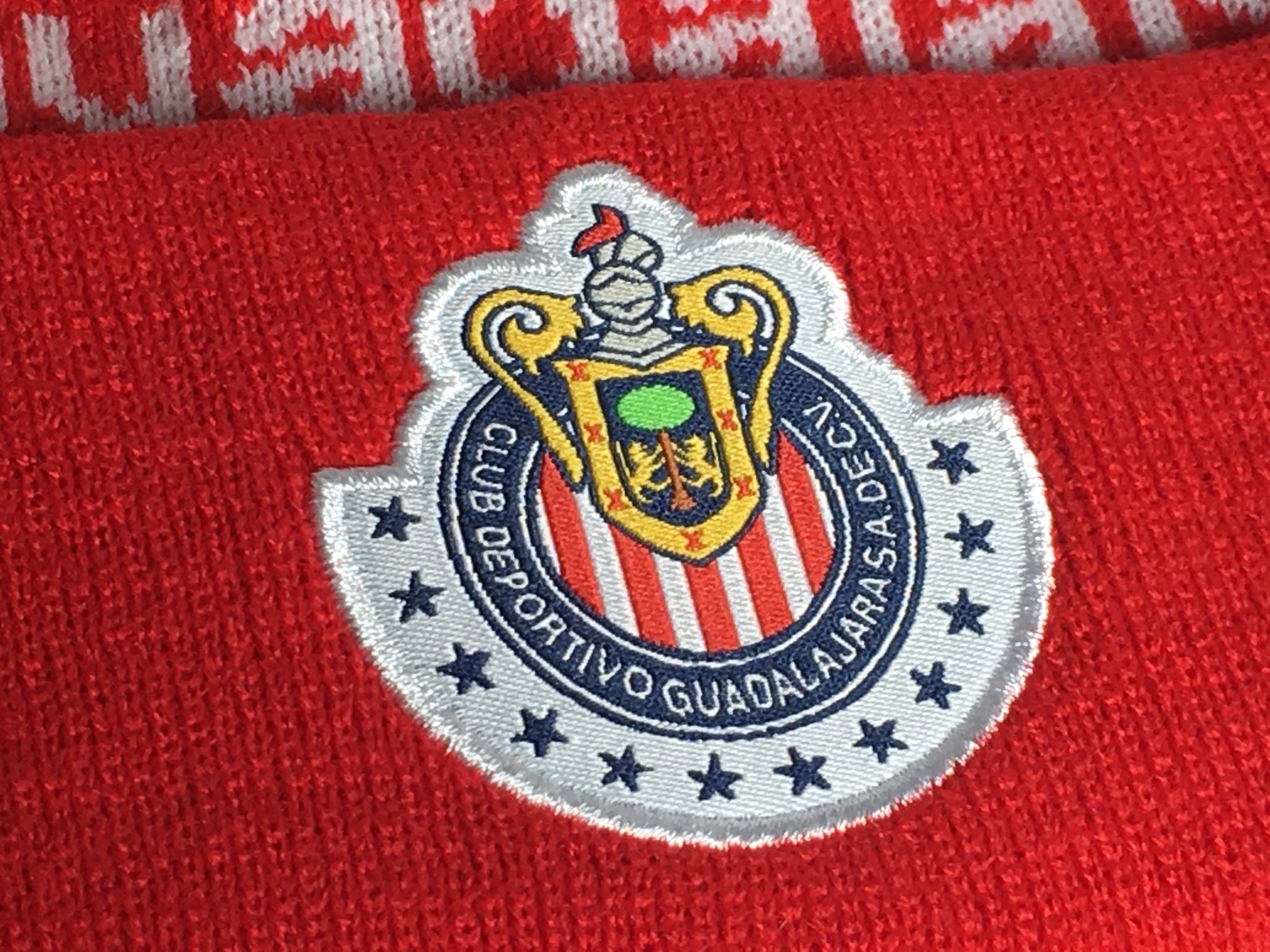 Chivas Lettering Chivas Del Guadalajara Knit Winter Pom Beanie – SoccerGearCentral