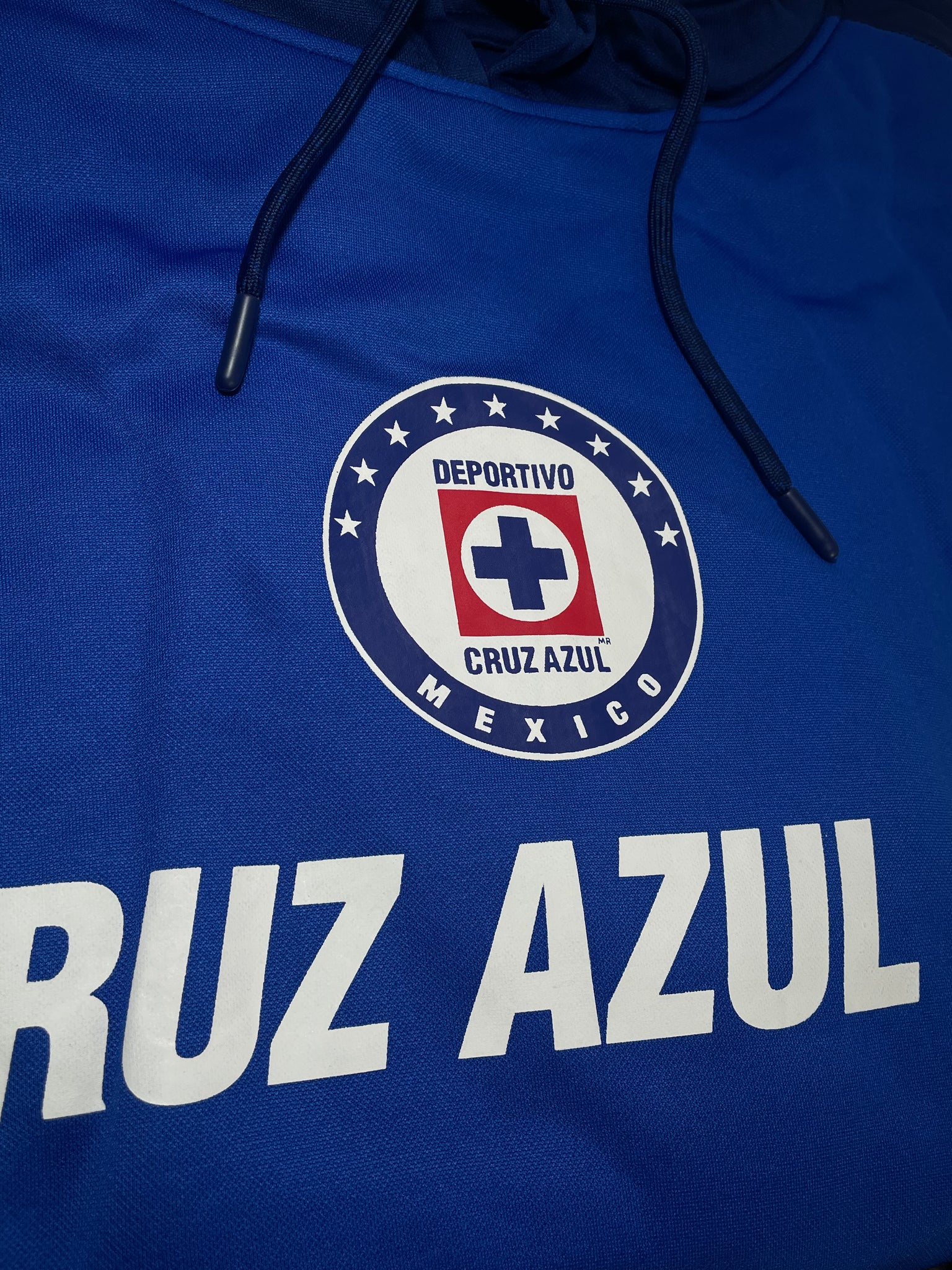 Cruz Azul Men's Side Step Blue Pullover Hoodie Sweatshirt