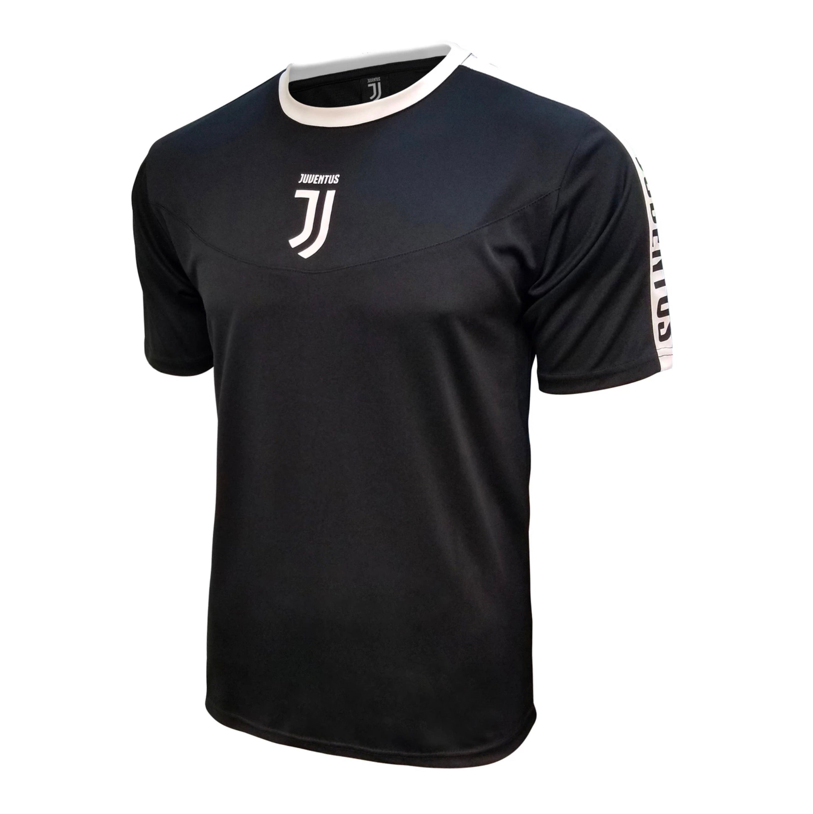 Juventus サッカージャージ 黒白ストライプ Juventus サッカージャージ 黒白ストライプ
