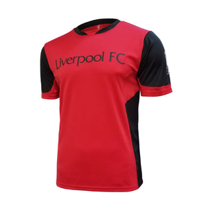 Liverpool LFC Red Black Training Jersey Shirt Logo