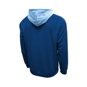 Manchester City Side Step Men's Blue Pullover Hoodie Sweatshirt