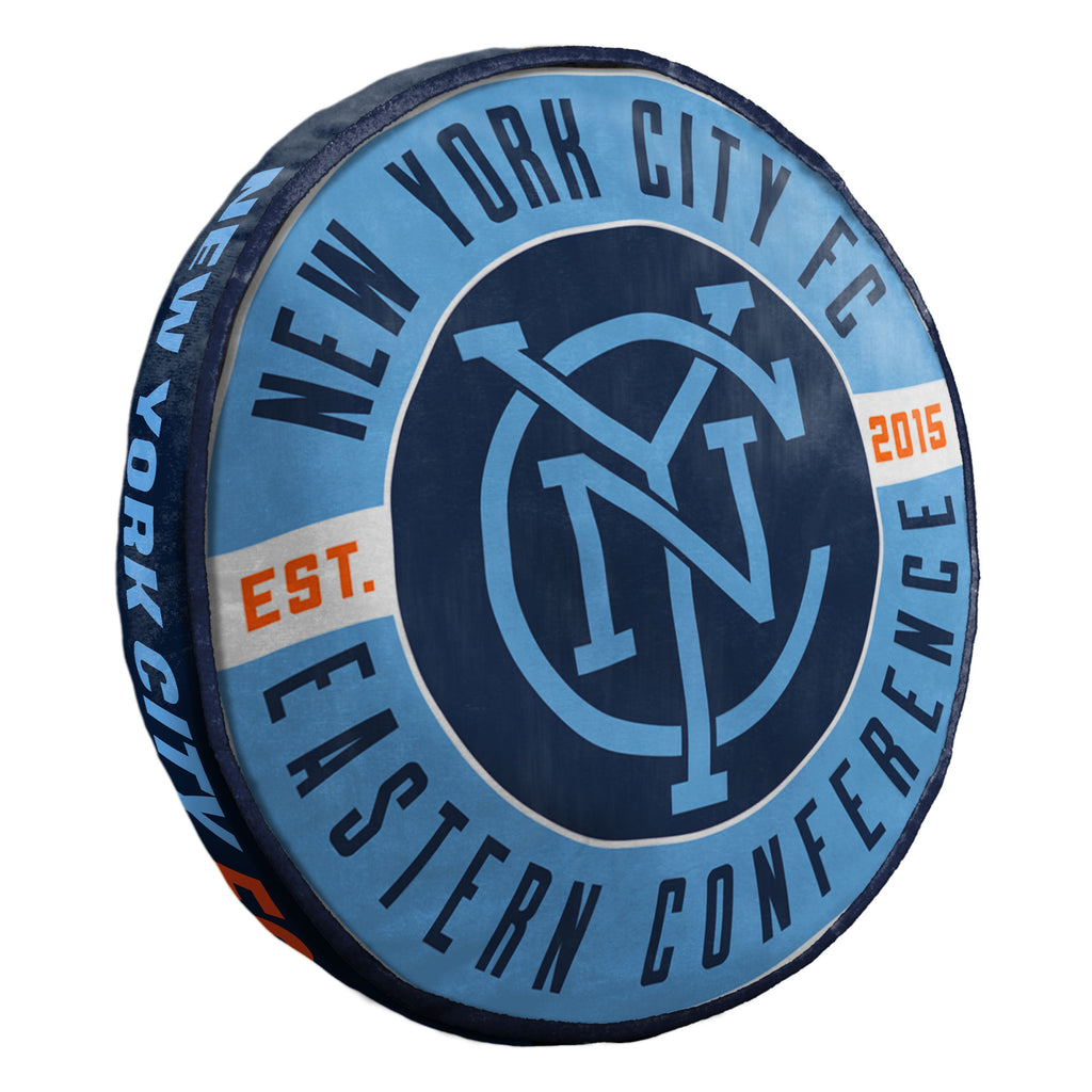New York City Football Club NYCFC Official MLS 15" Cloud Pillow