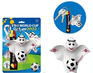 2022 Qatar Football World Cup Mascot Cloak Doll Key Chain