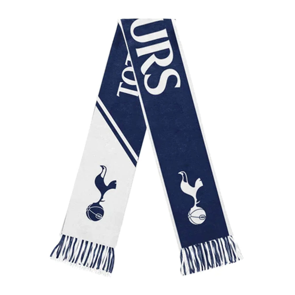 Tottenham Hotspur FC Spurs London England Reversible Rally Fan Supporter Scarf EPL Icon Sports Blue White