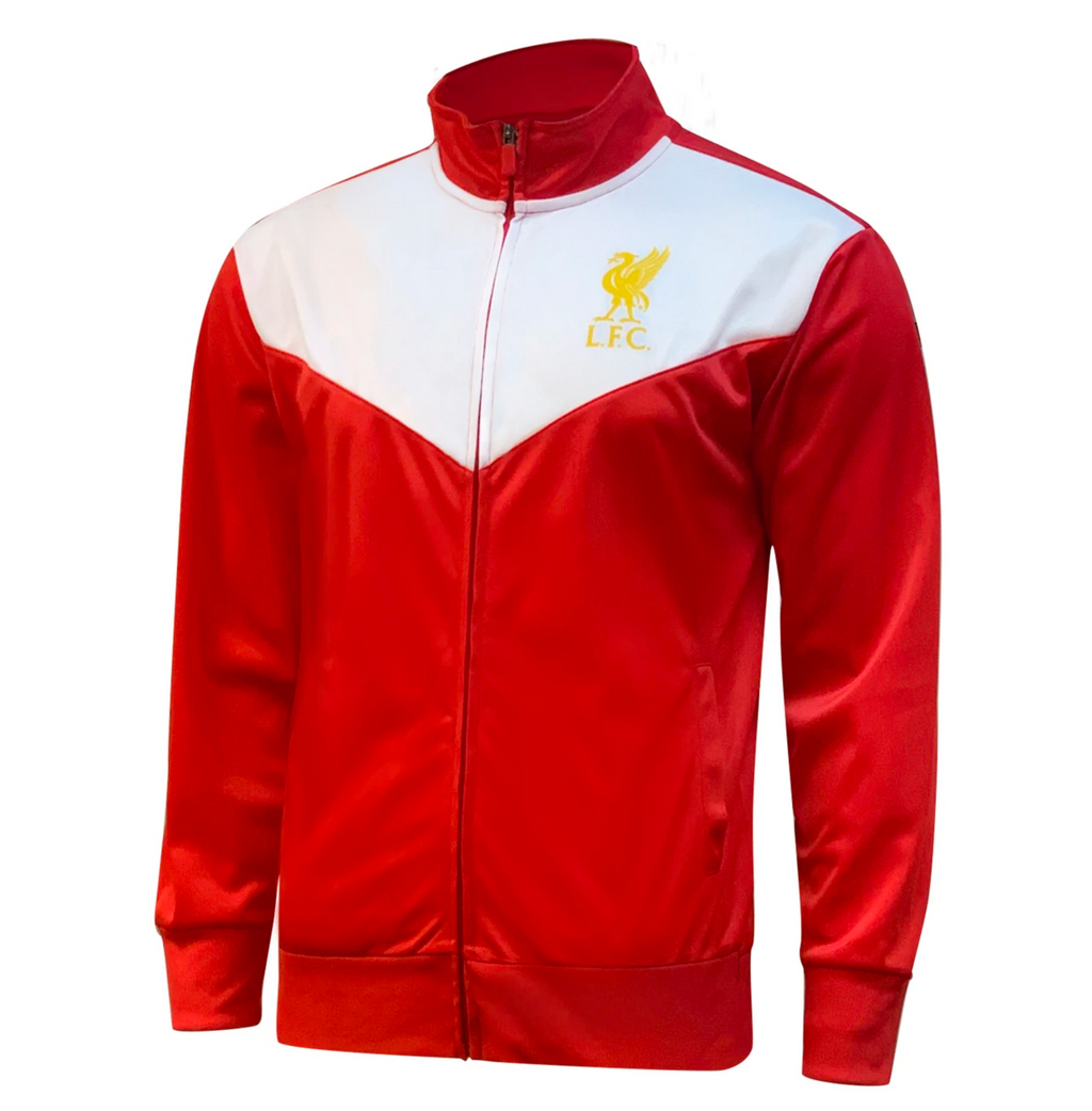 Liverpool Football Club FC LFC 1982 Retro Red Track Jacket YNWA