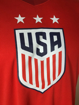 USA SOCCER USWNT Women's World Cup Polymesh Stadium Jersey - Red