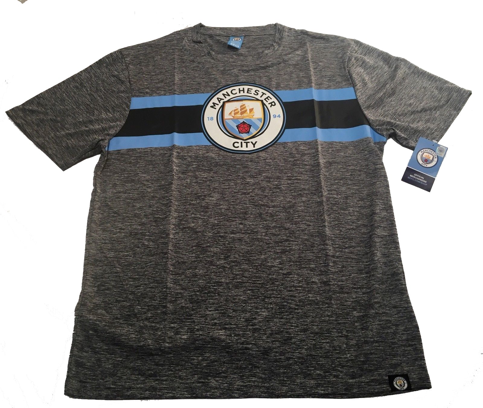 Manchester City Poly Training Jersey - Grey