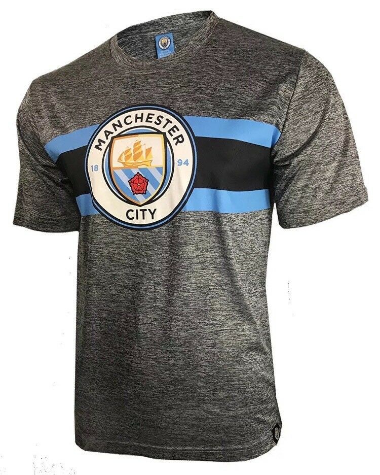 Manchester City Training Jersey Shirt Top Grey